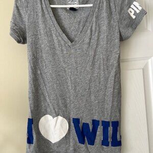 PINK by Victoria's Secret Collegiate Collection Wildcats Tshirt, size Small